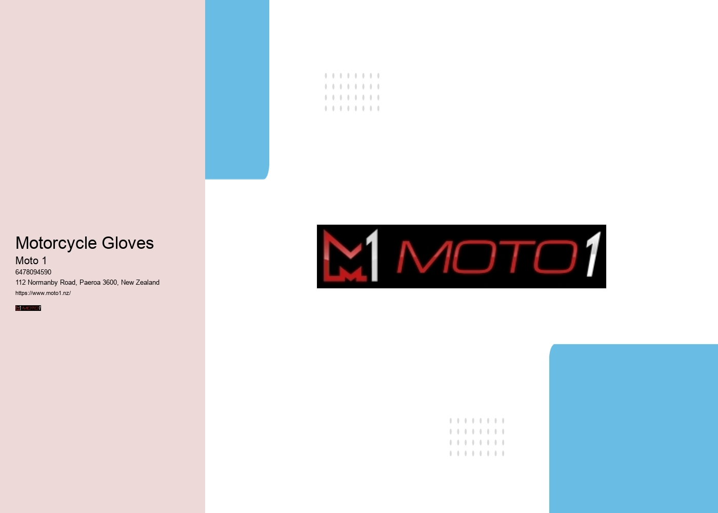 Motorcycle Gloves