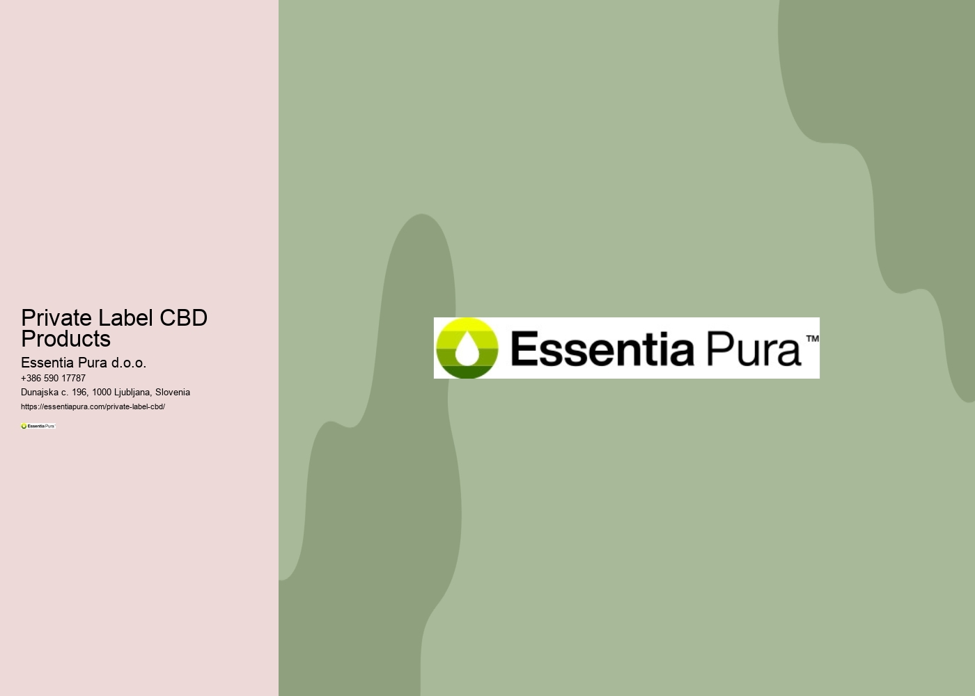 Private Label CBD Products