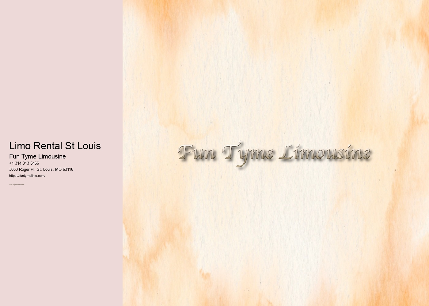 Limo Rental St Louis