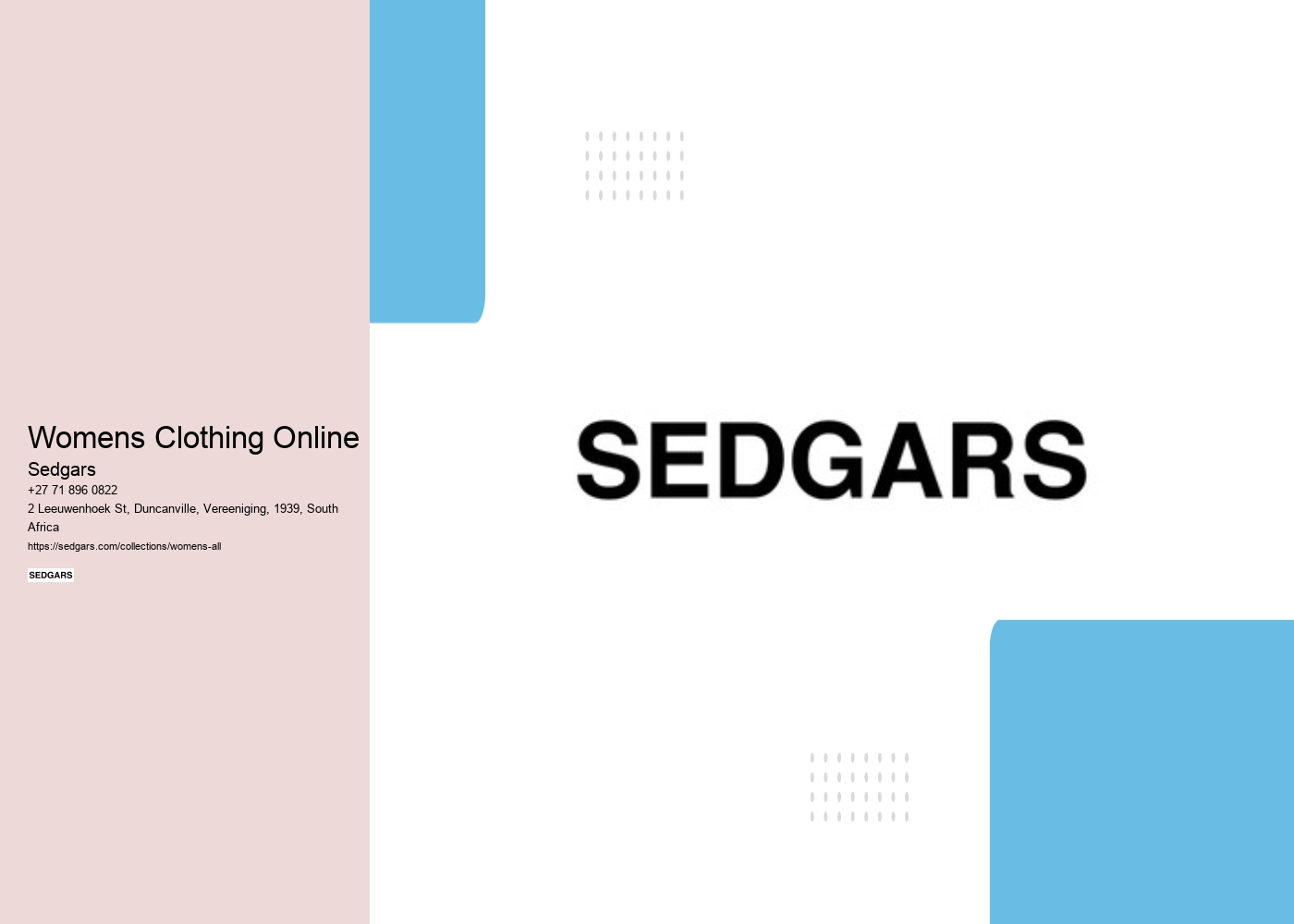 Womens Clothing Online