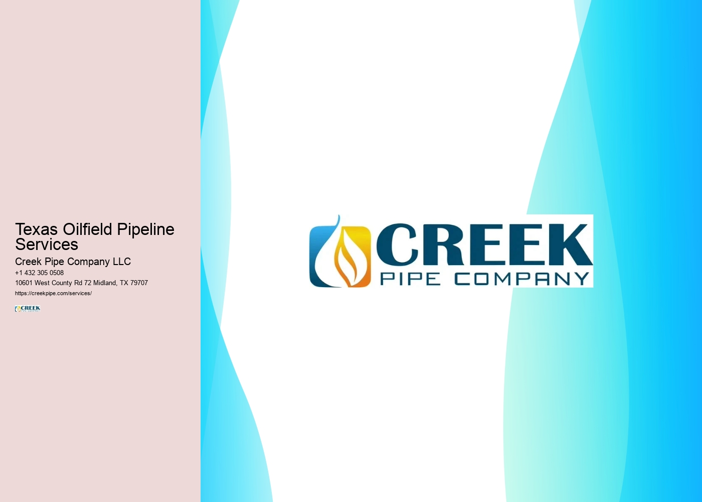 Texas Oilfield Pipeline Services