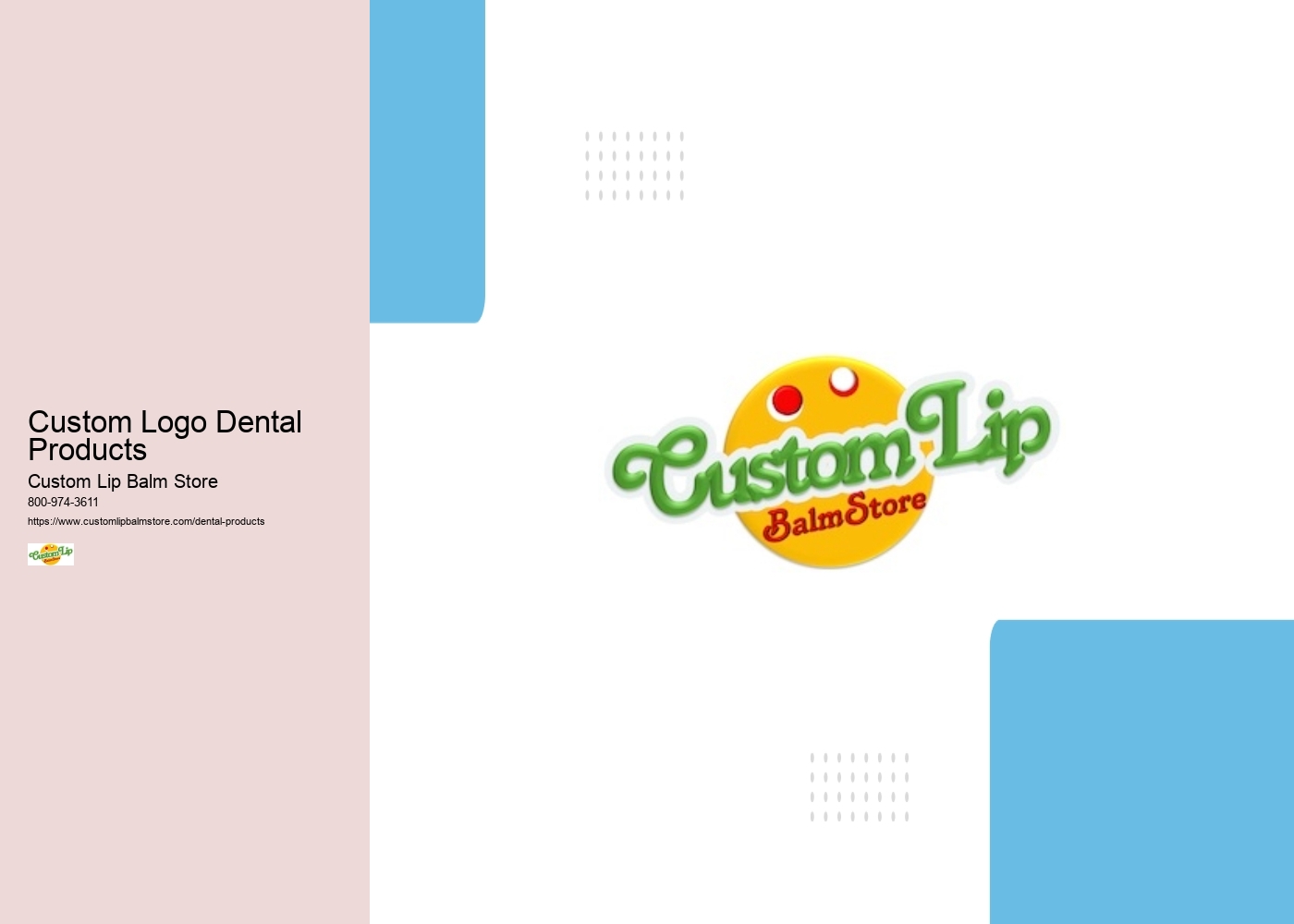 Custom Logo Dental Products