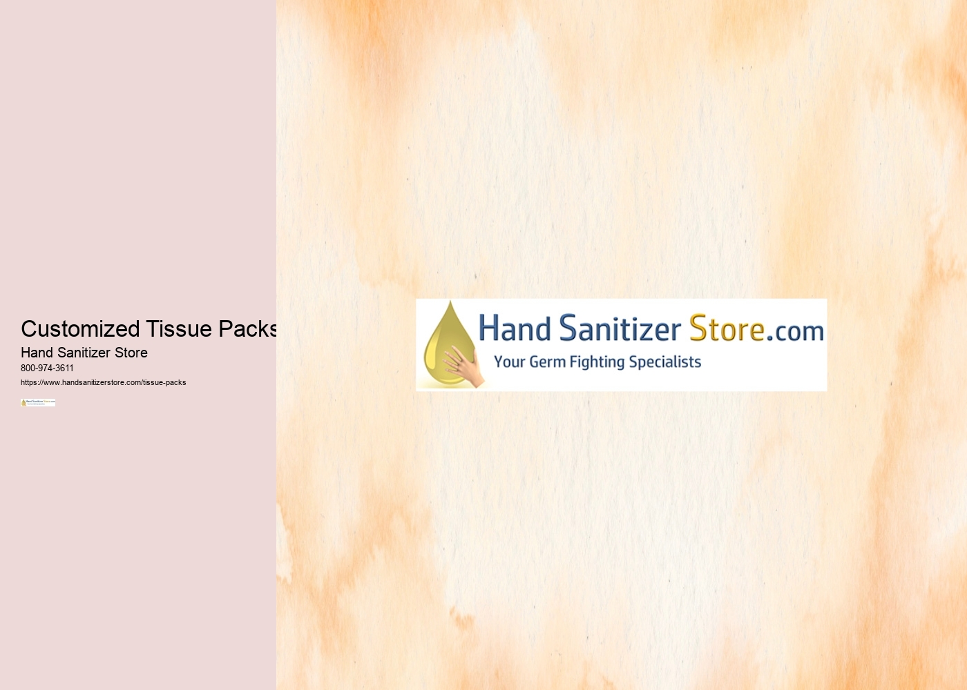 Customized Tissue Packs