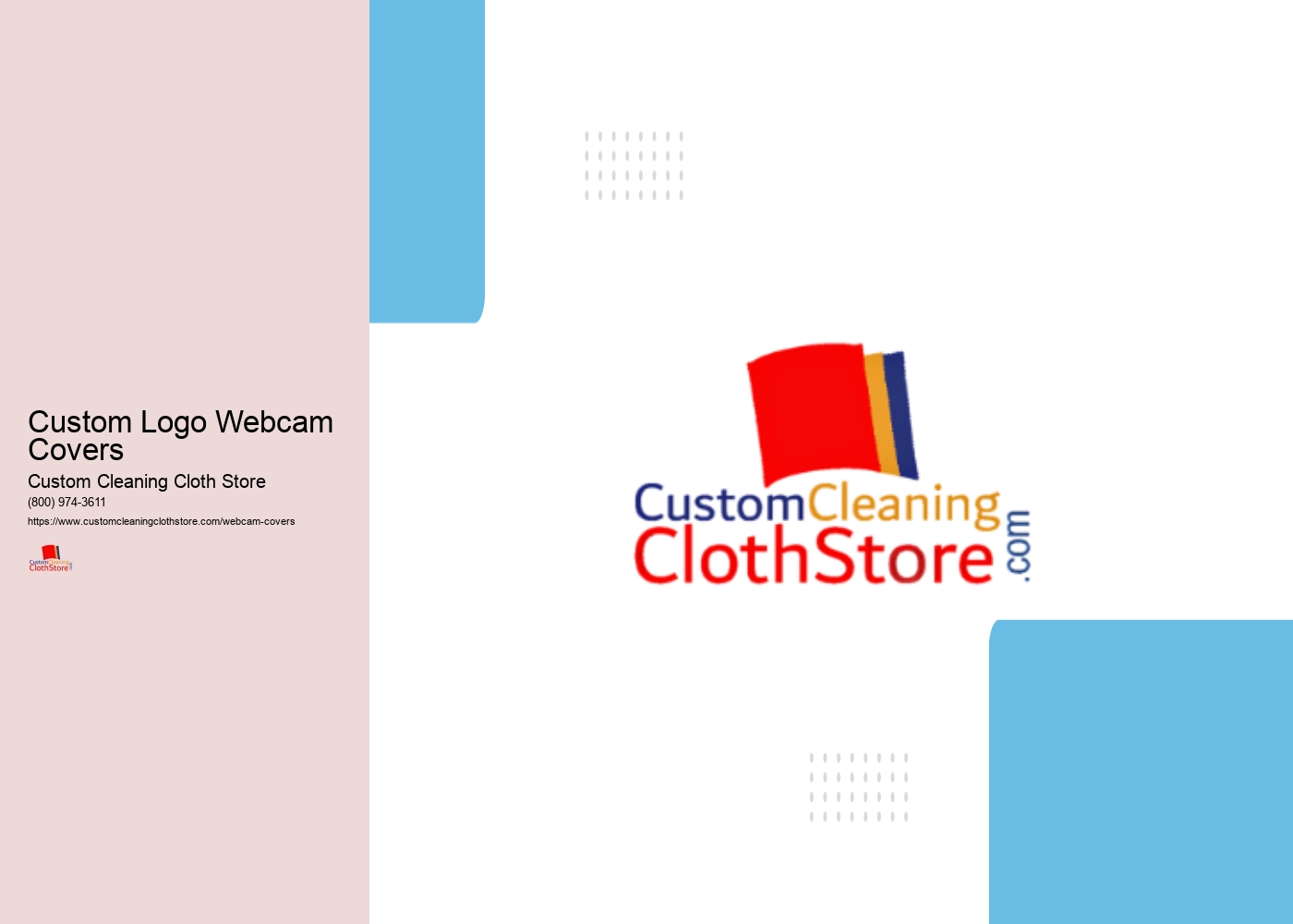 Custom Logo Webcam Covers