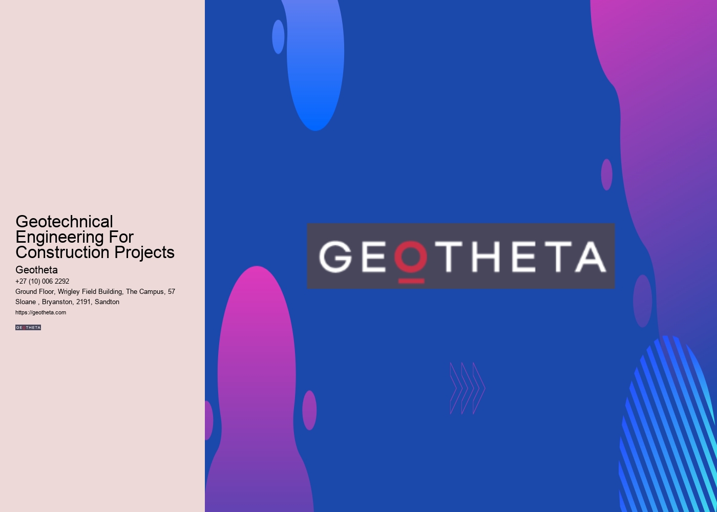 Geotechnical Engineering For Construction Projects
