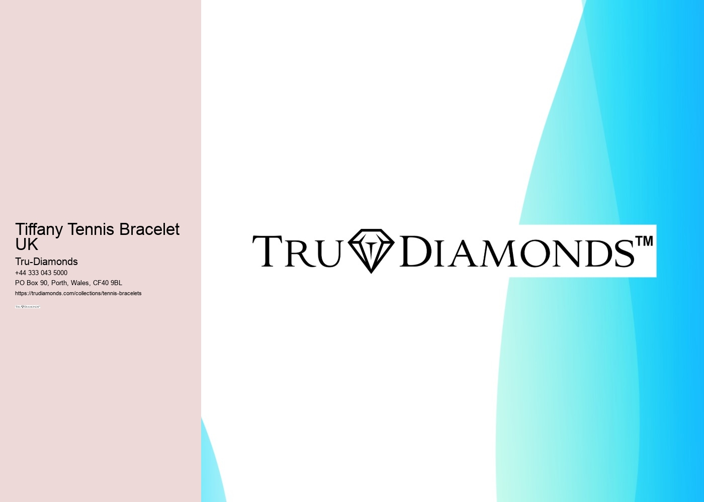 Tiffany Tennis Bracelet UK