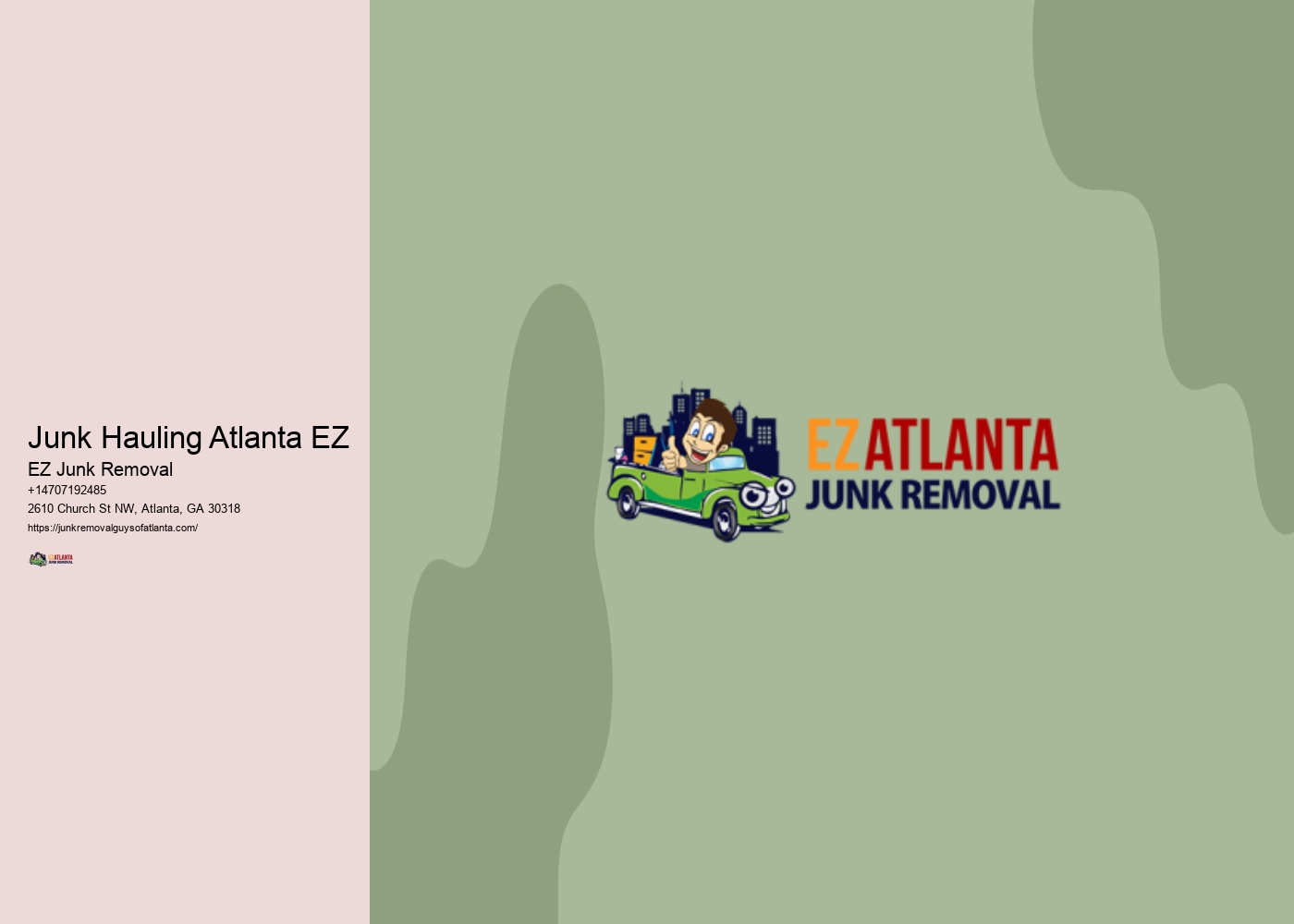 Junk Hauling Atlanta EZ