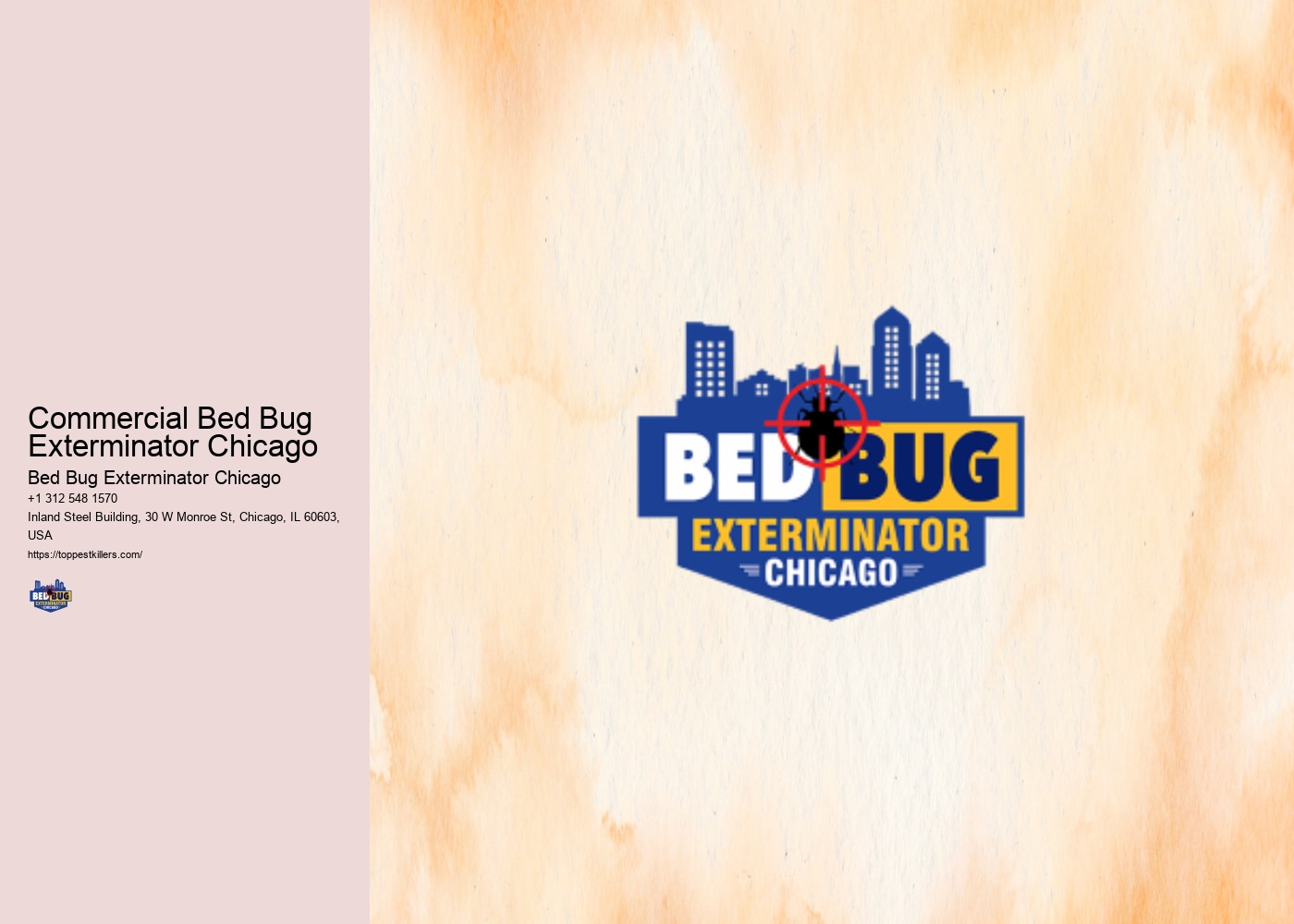 Commercial Bed Bug Exterminator Chicago