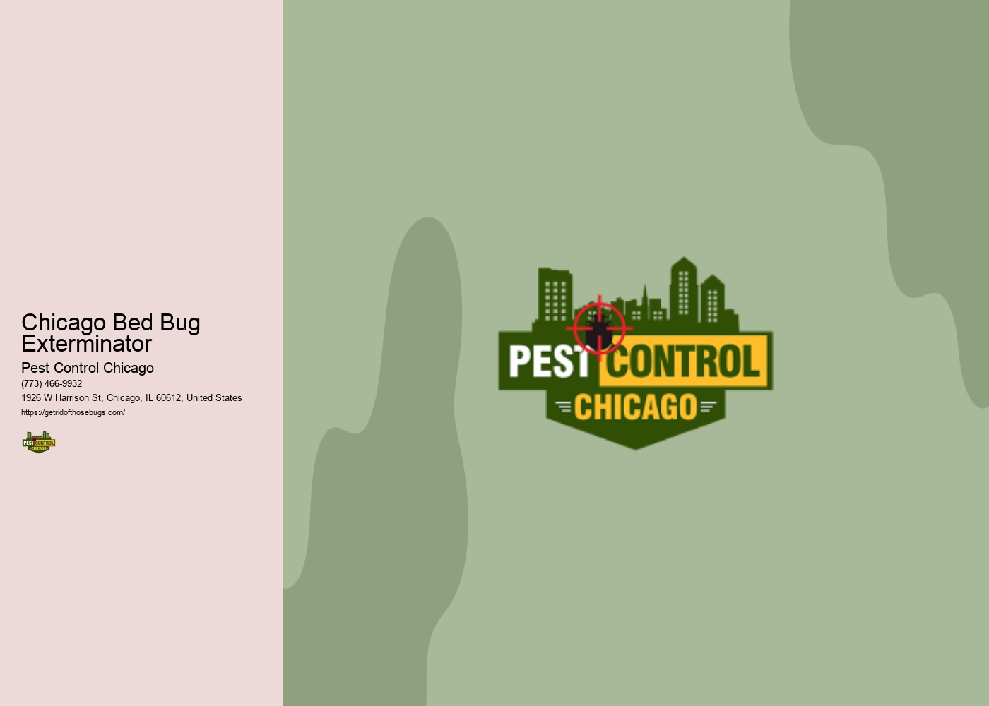 Chicago Bed Bug Exterminator