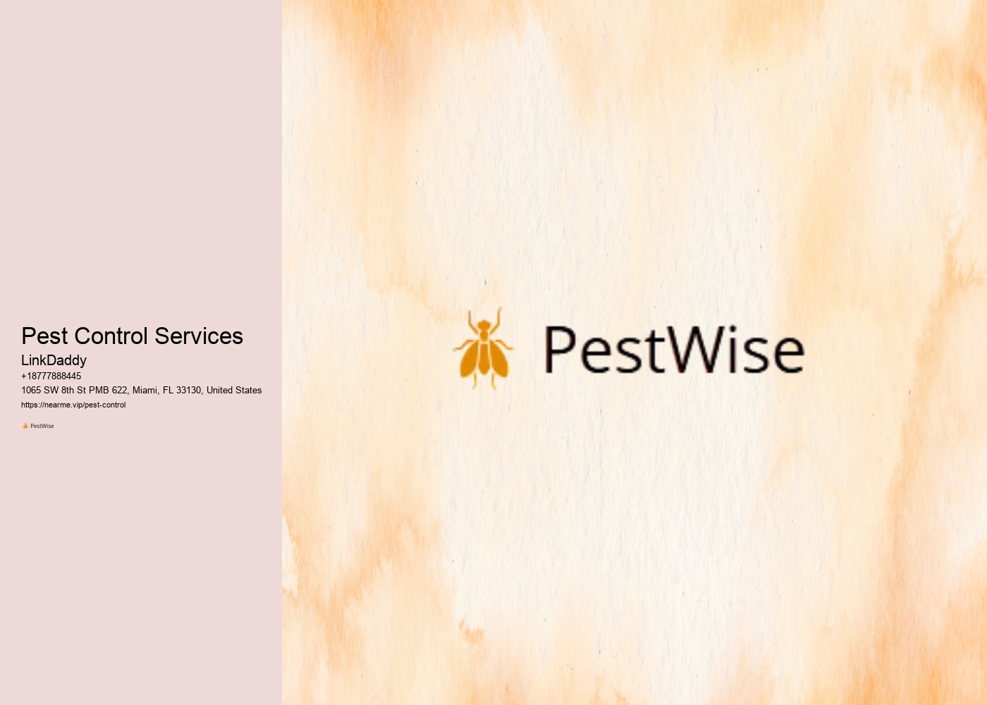 Pest Control Services