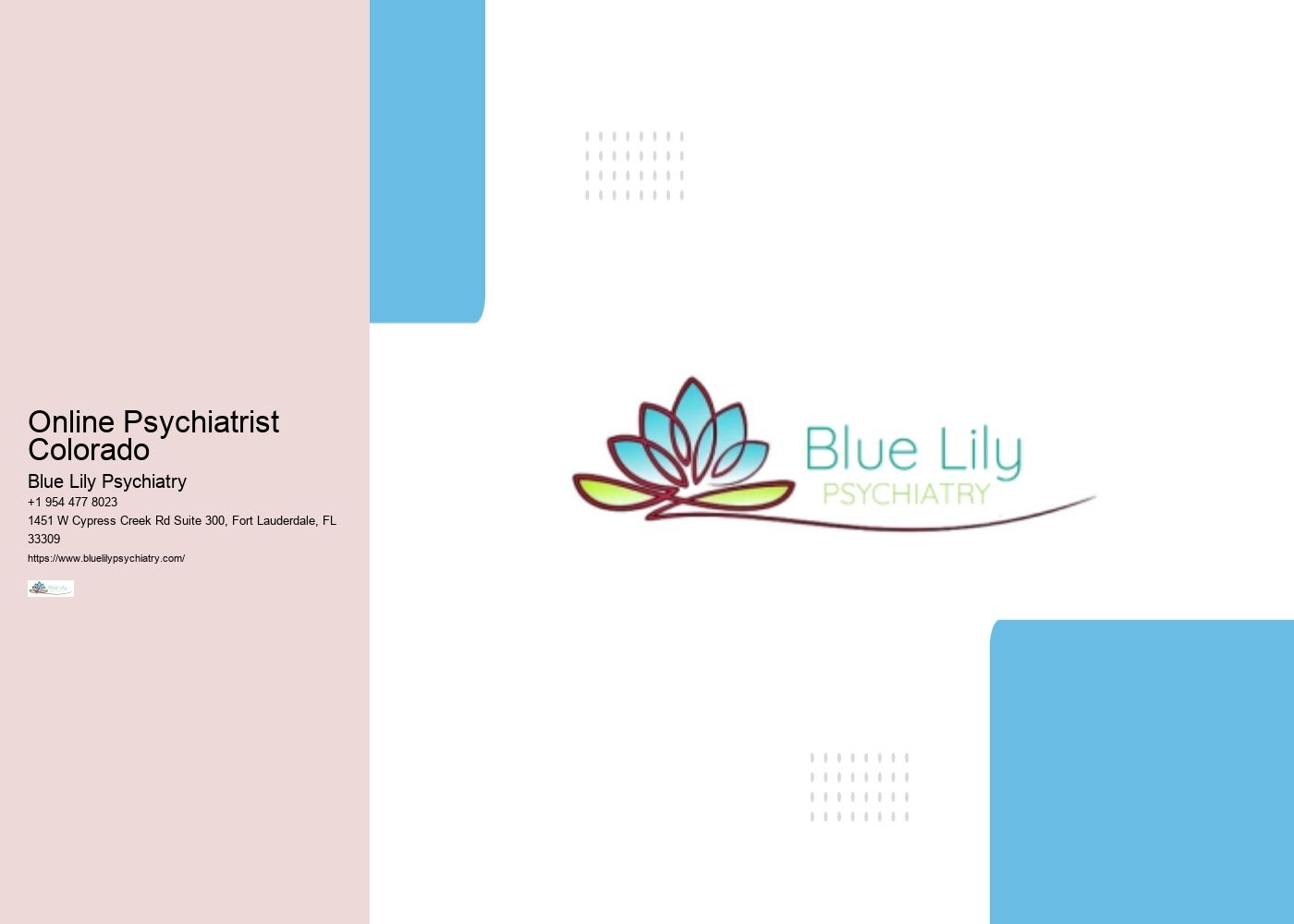 Online Psychiatrist Colorado