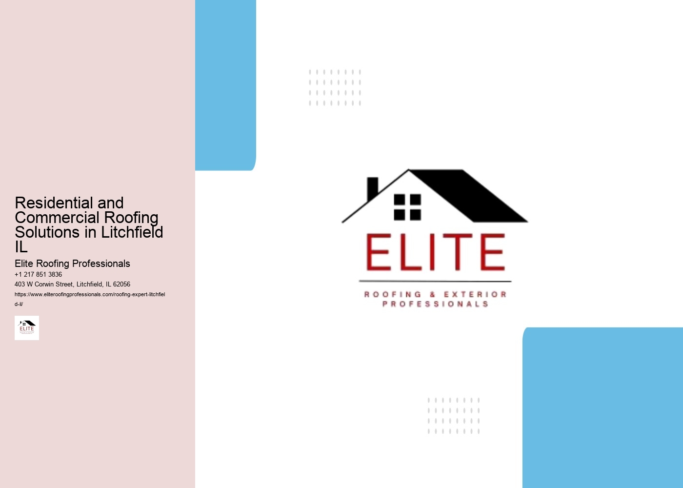 Residential and Commercial Roofing Solutions in Litchfield IL