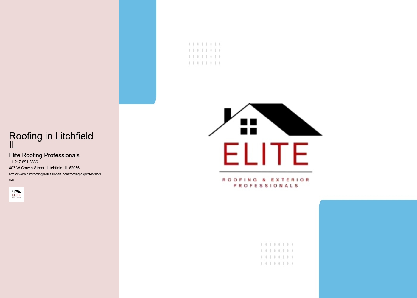Roofing in Litchfield IL