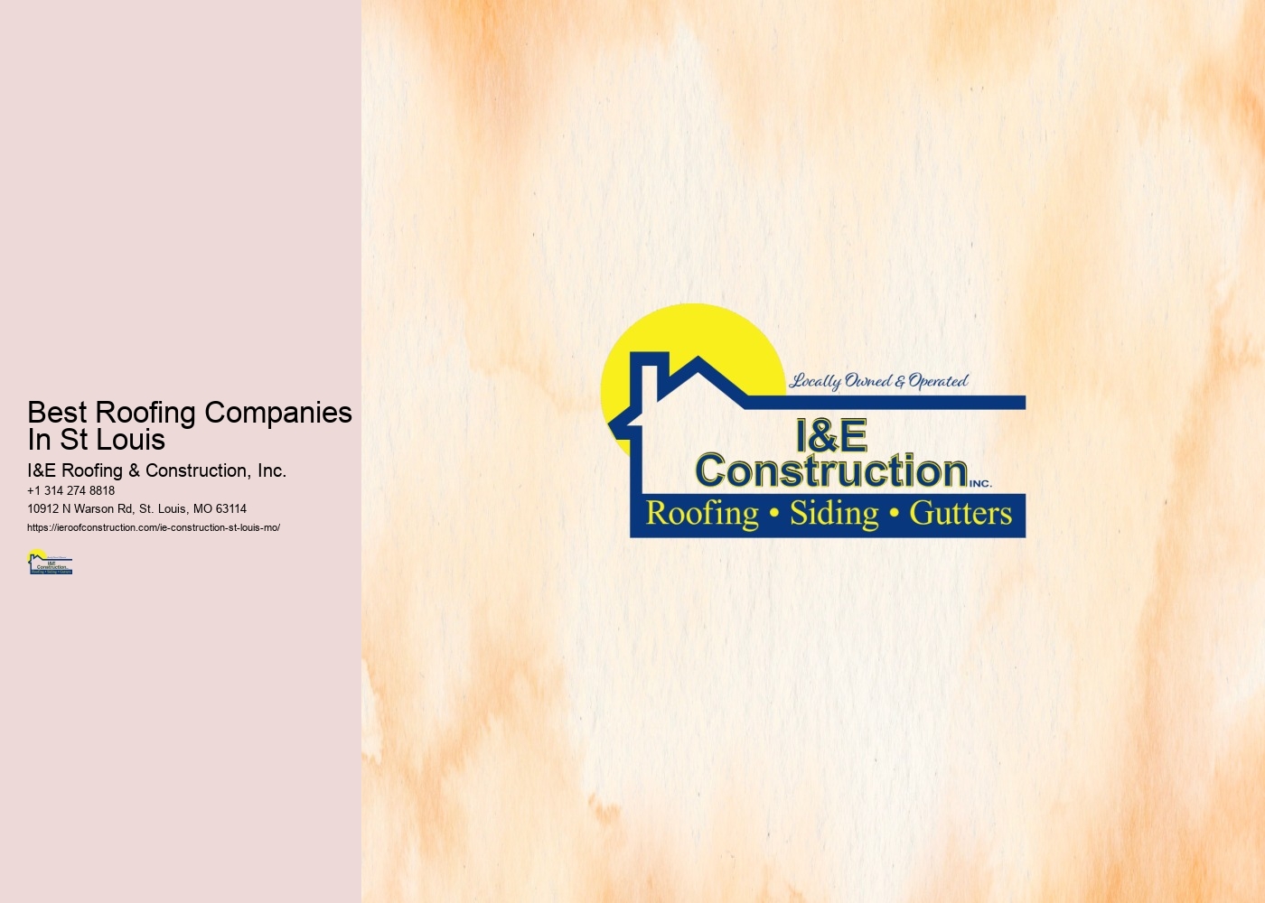 Best Roofing Companies In St Louis