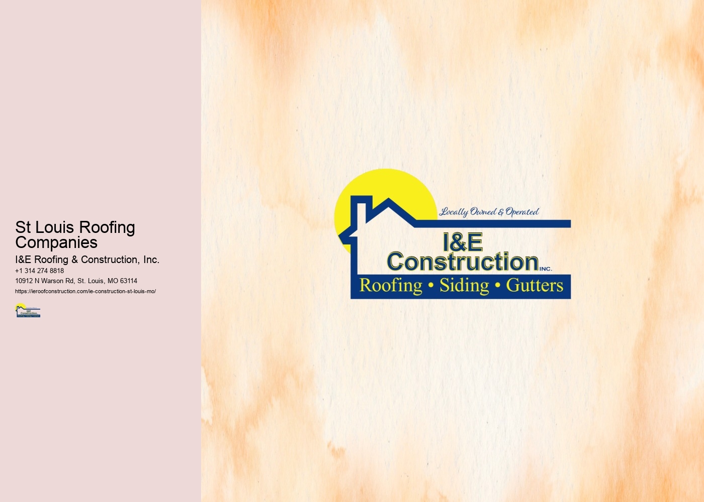 St Louis Roofing Companies