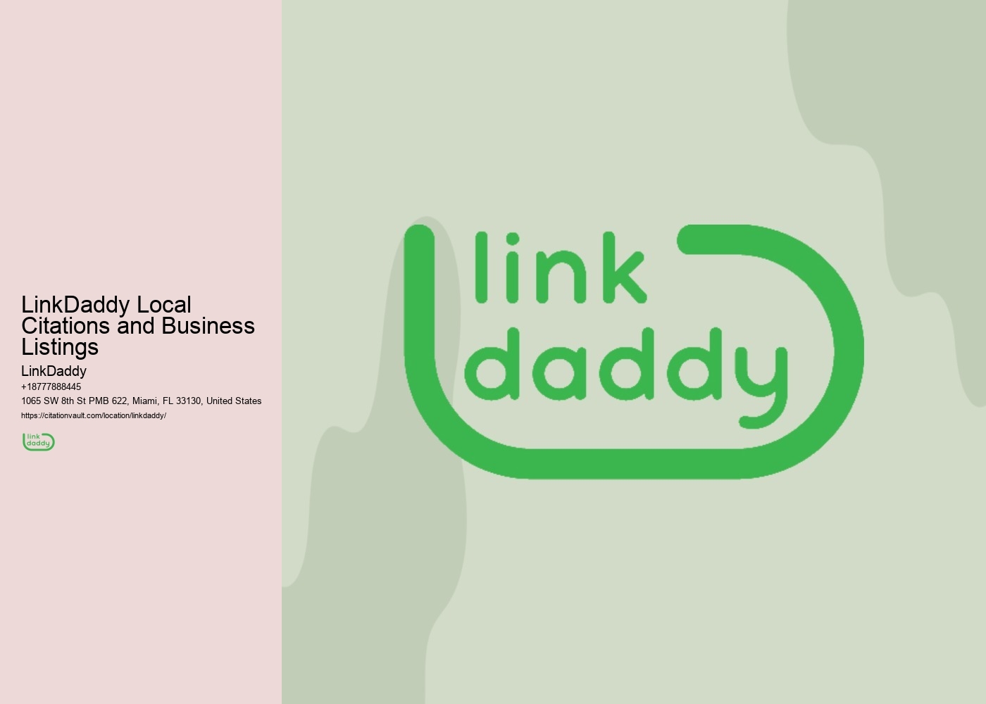 LinkDaddy Local Citations and Business Listings