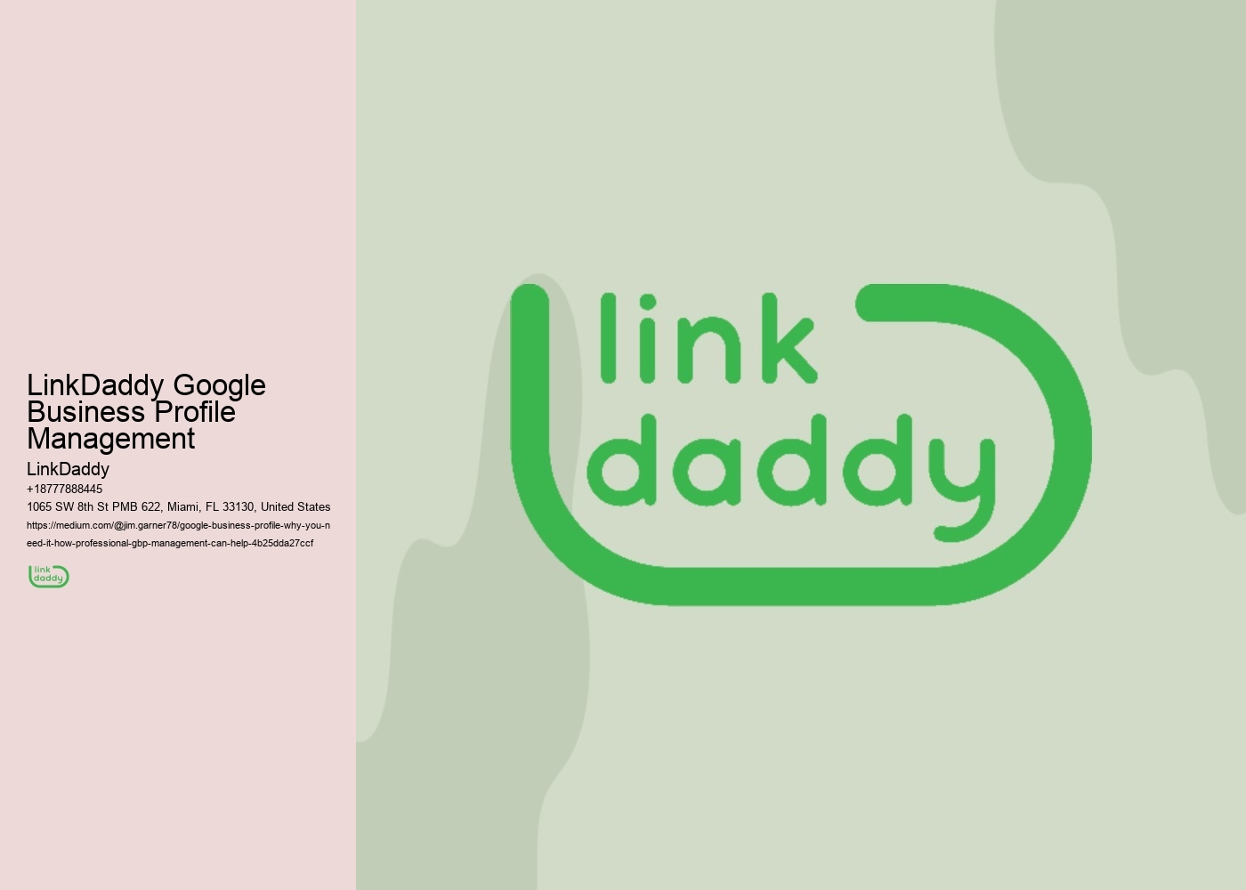 LinkDaddy Google Business Profile Management