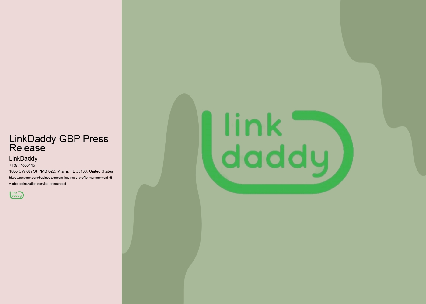 LinkDaddy GBP Press Release