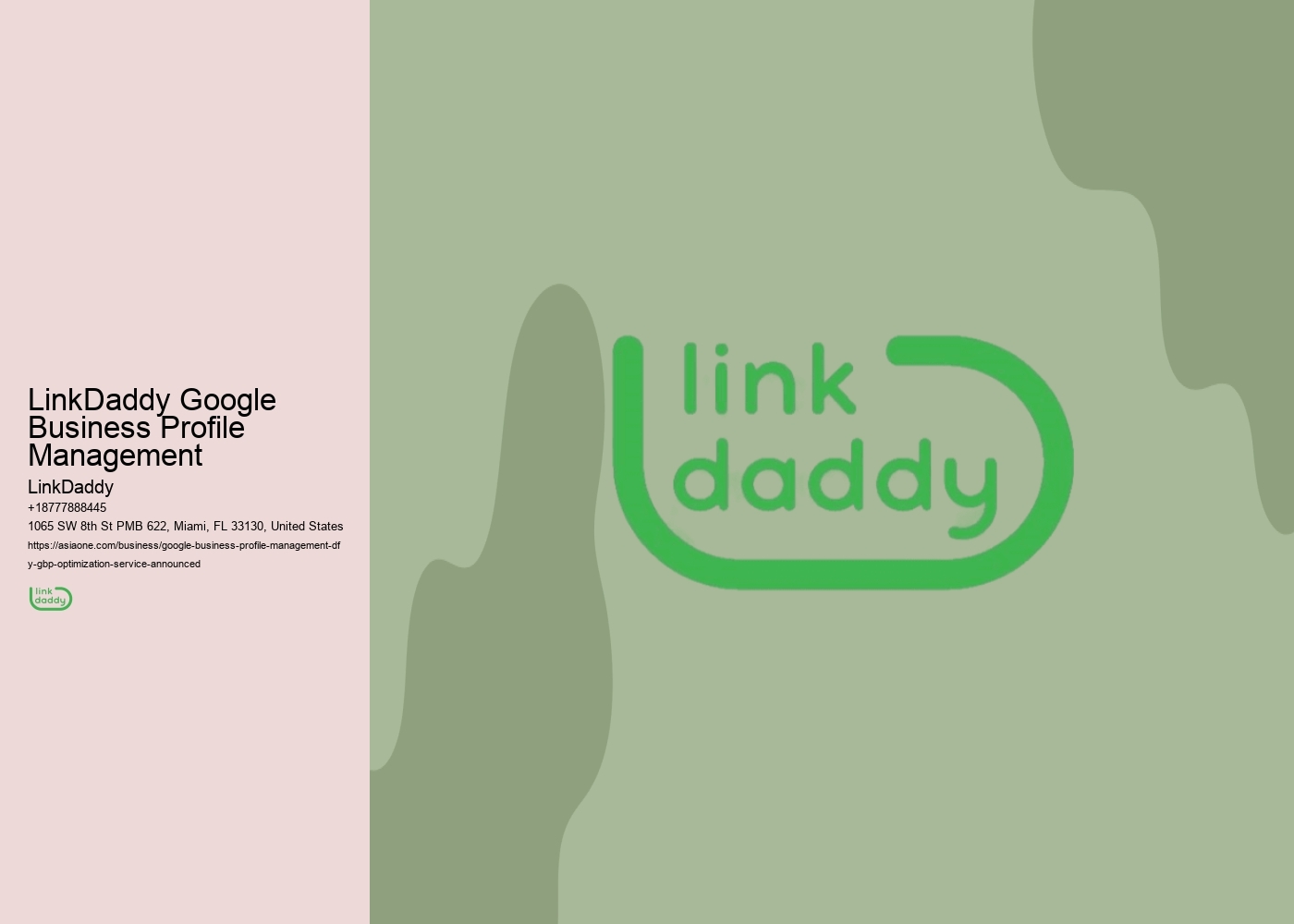 LinkDaddy Google Business Profile Management