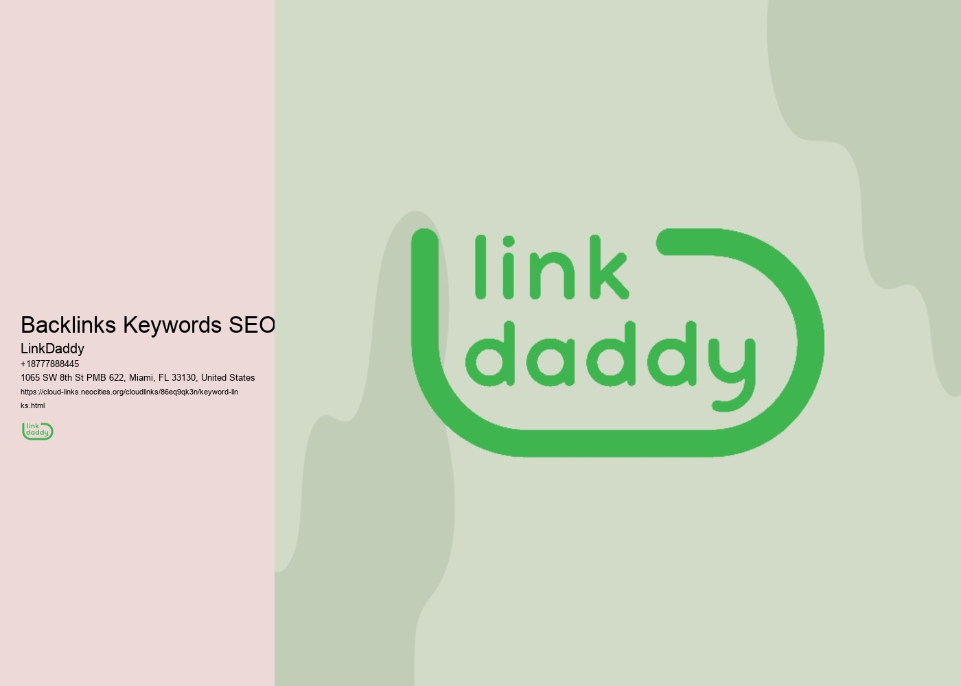 Backlinks Keywords SEO