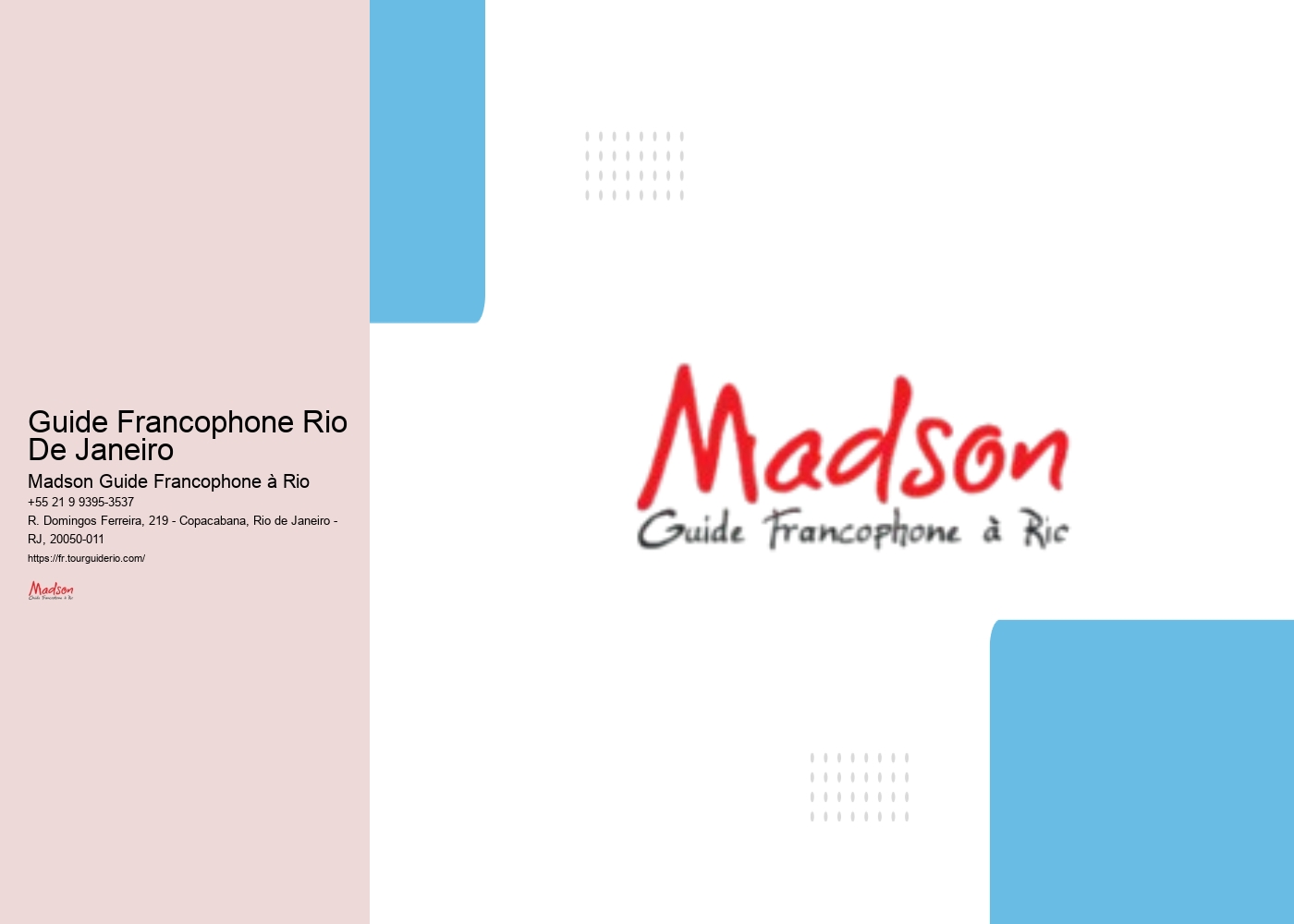 Guide Francophone Rio De Janeiro
