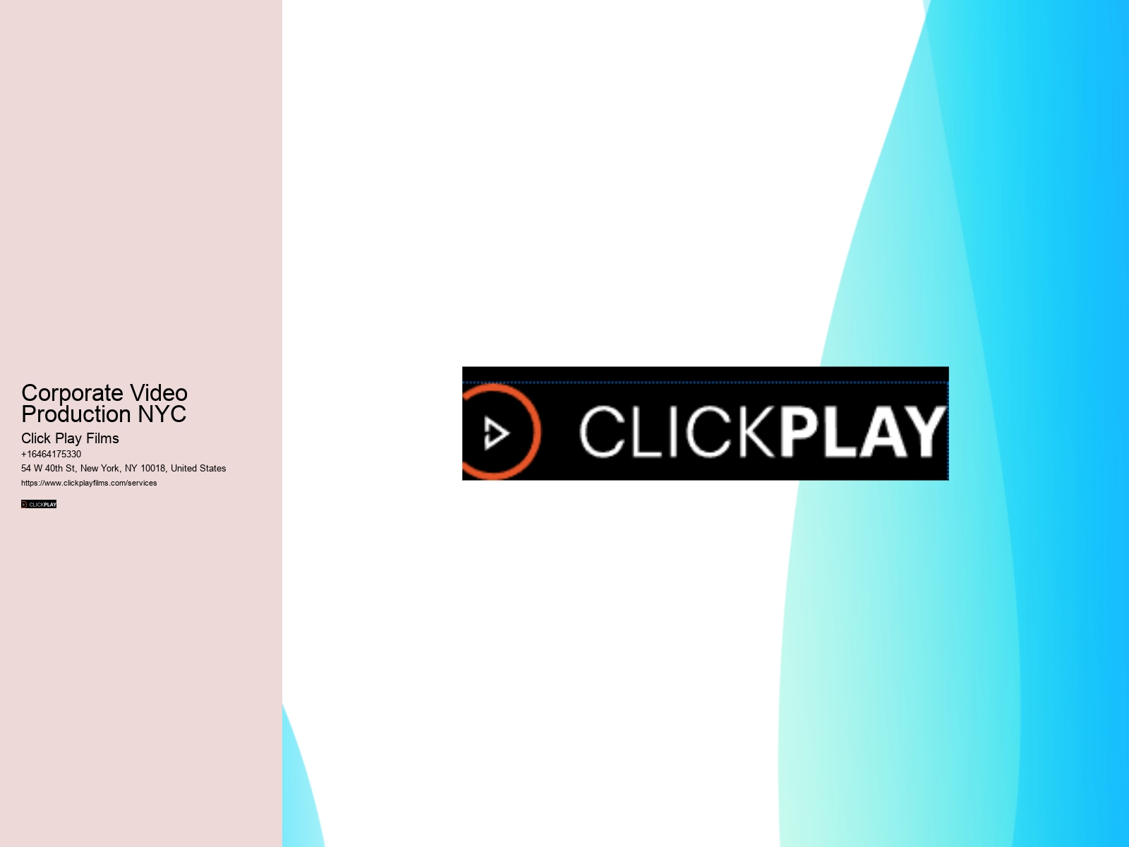Corporate Video Production NYC