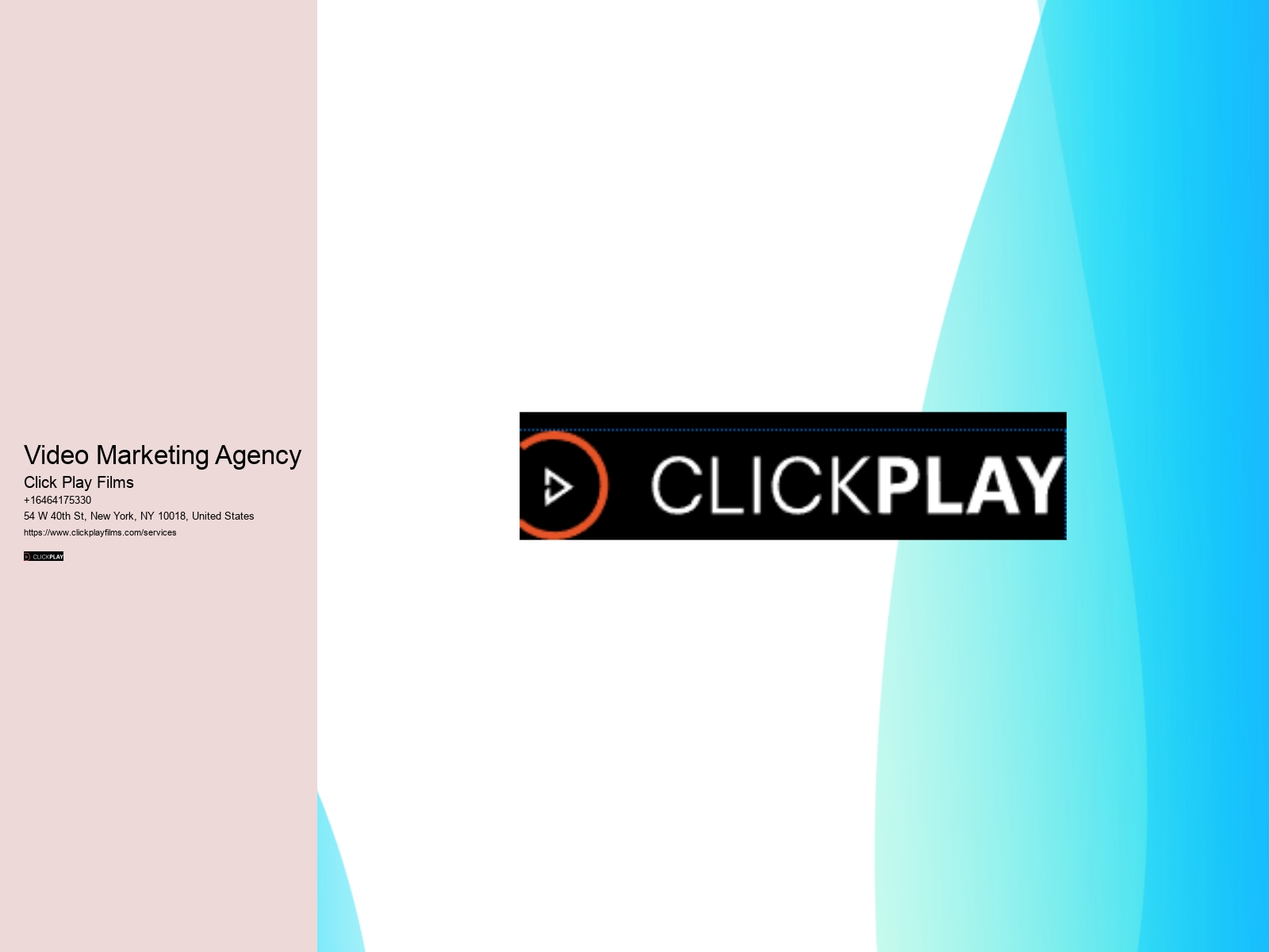 Video Marketing Agency Click Play Films Video Marketing Agency